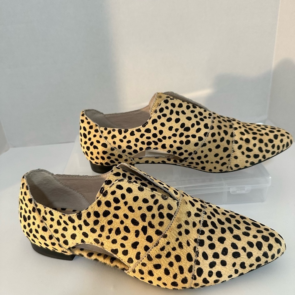 Matisse Mon Amie Calf‎ Hair Slip On Oxfords Size 9 M